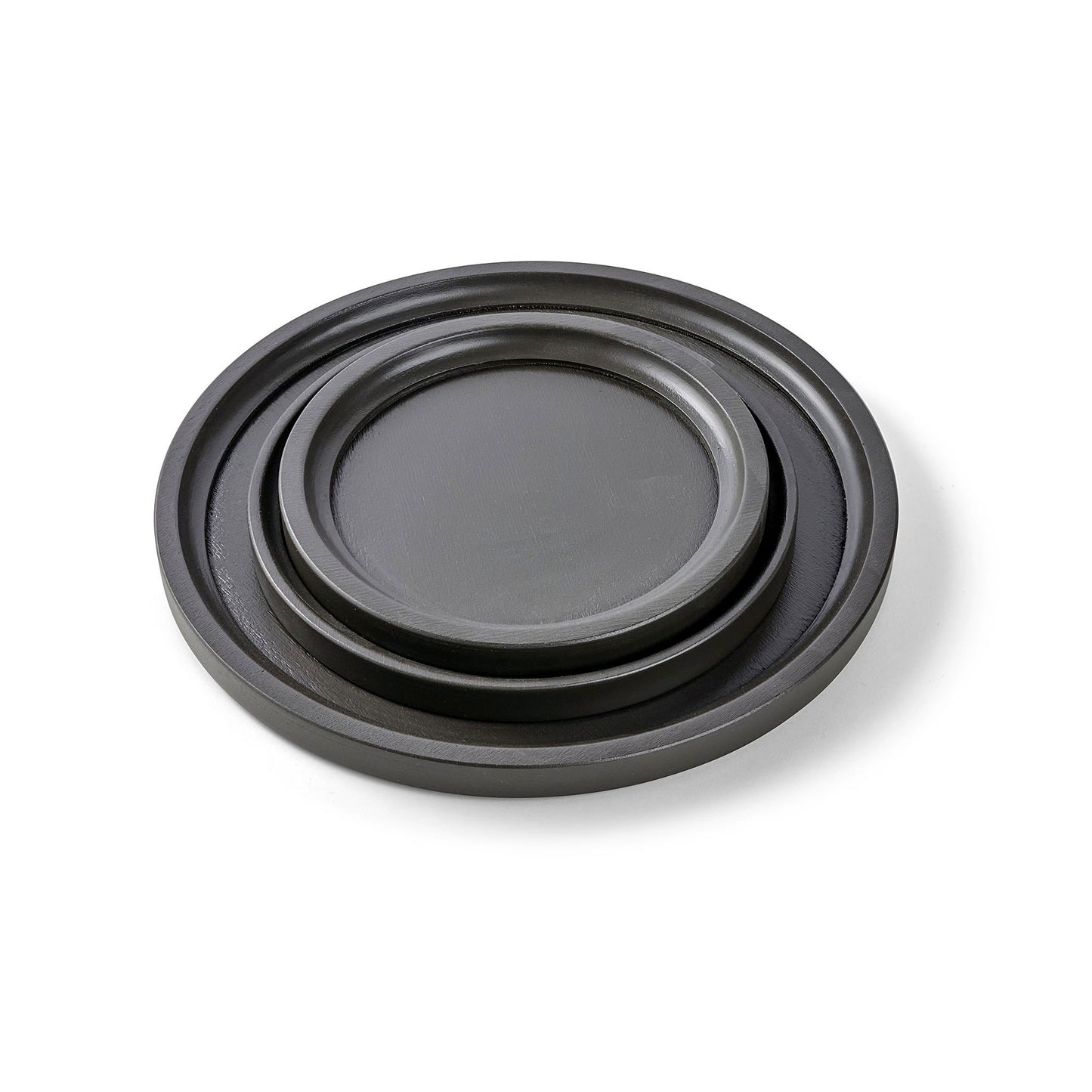 Charcoal Mini Circular Sand Tray