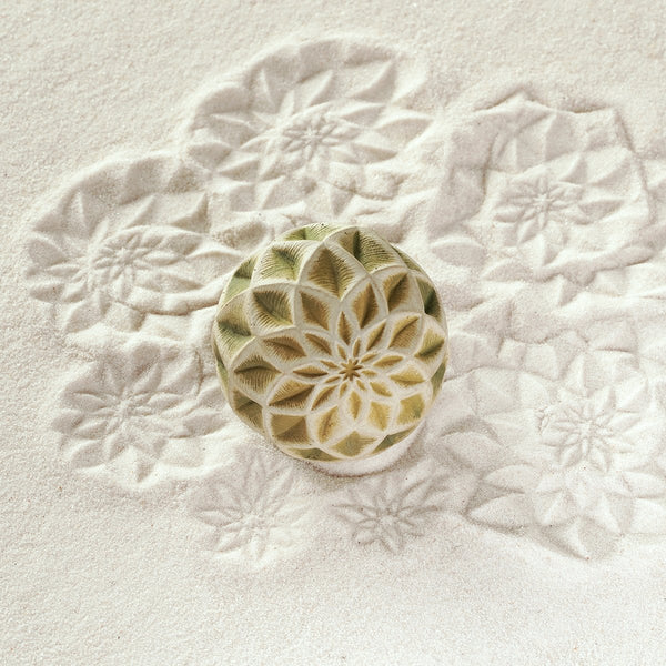 Sand Sphere | Petals Design | Medium – Olander Earthworks